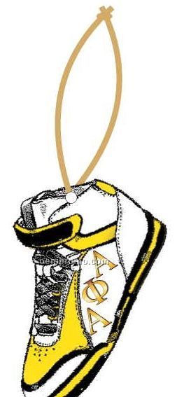 Alpha Phi Alpha Fraternity Shoe Ornament W/ Mirror Back (10 Square Inch)
