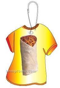 Burrito T-shirt Zipper Pull