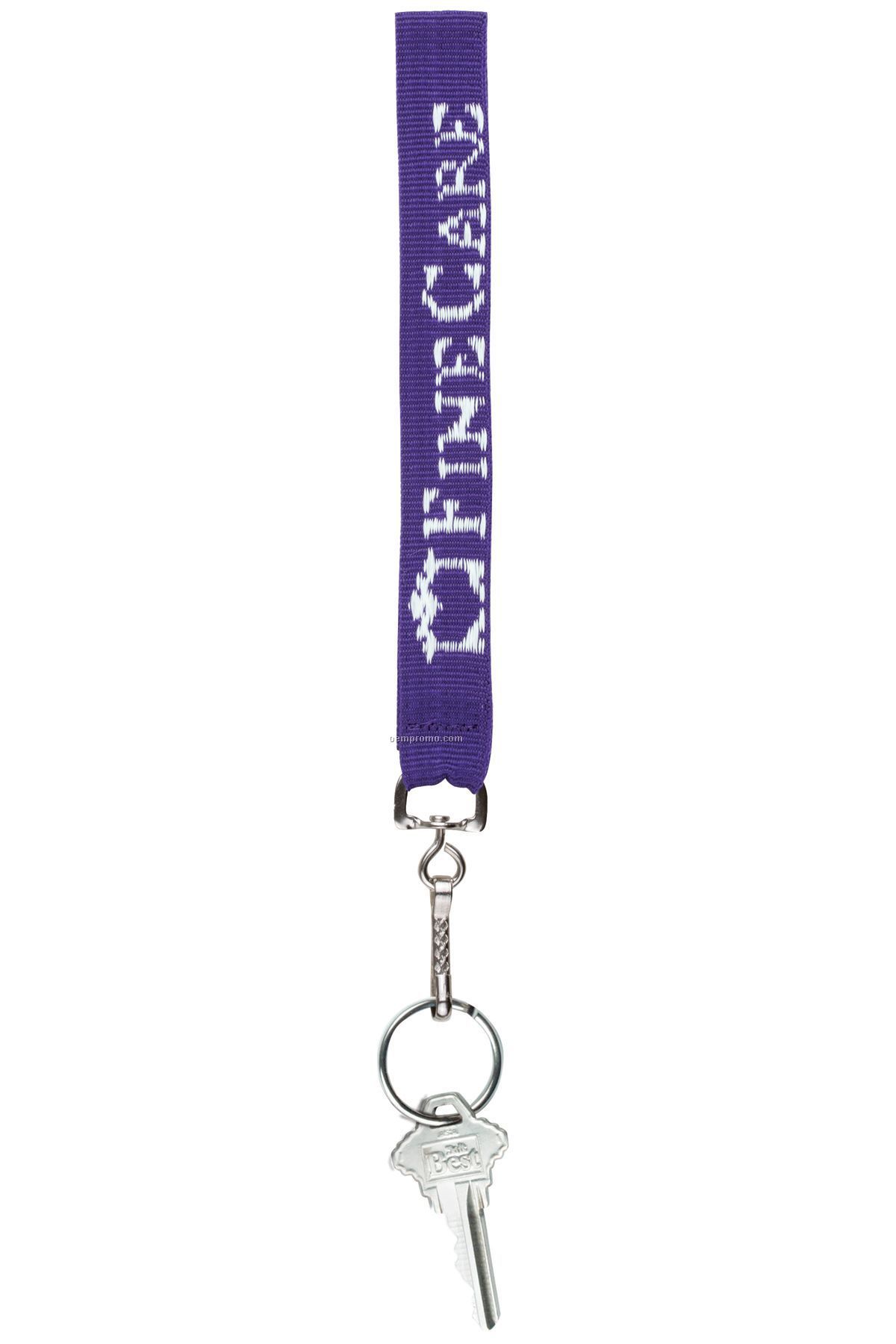 Classic Key Strap With Swivel Snap & Large Split Ring (6 1/2"X3/4")