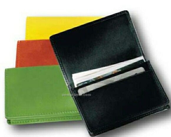 Fully Gusseted Business Card Case