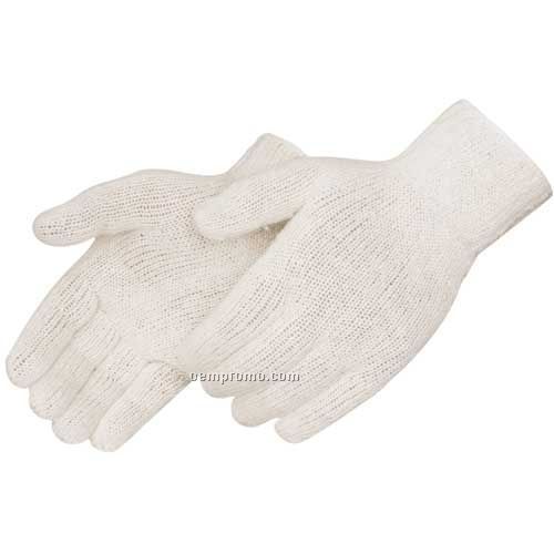 Natural Cotton/ Polyester Blend Work Gloves (S-l)