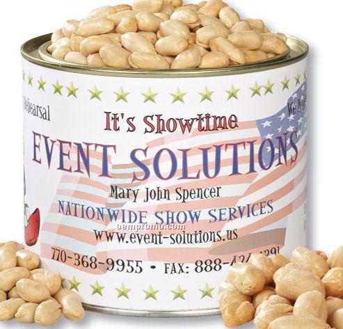 Salted Gourmet Virginia Peanuts W/ Custom Label 36 Oz.