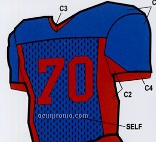 Adult Custom Football Uniform Jersey W/ Contrast Underarm Panel