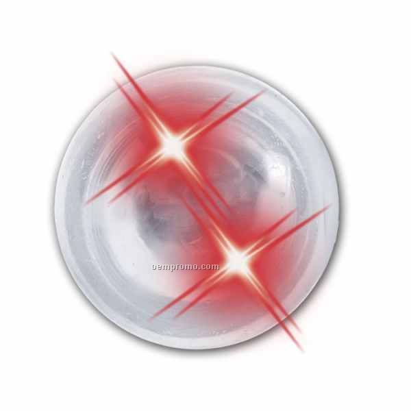 Clear Light Up Ball W/ Red LED