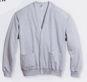 Jerzees Nublend - Mid-weight Cardigan Sweater