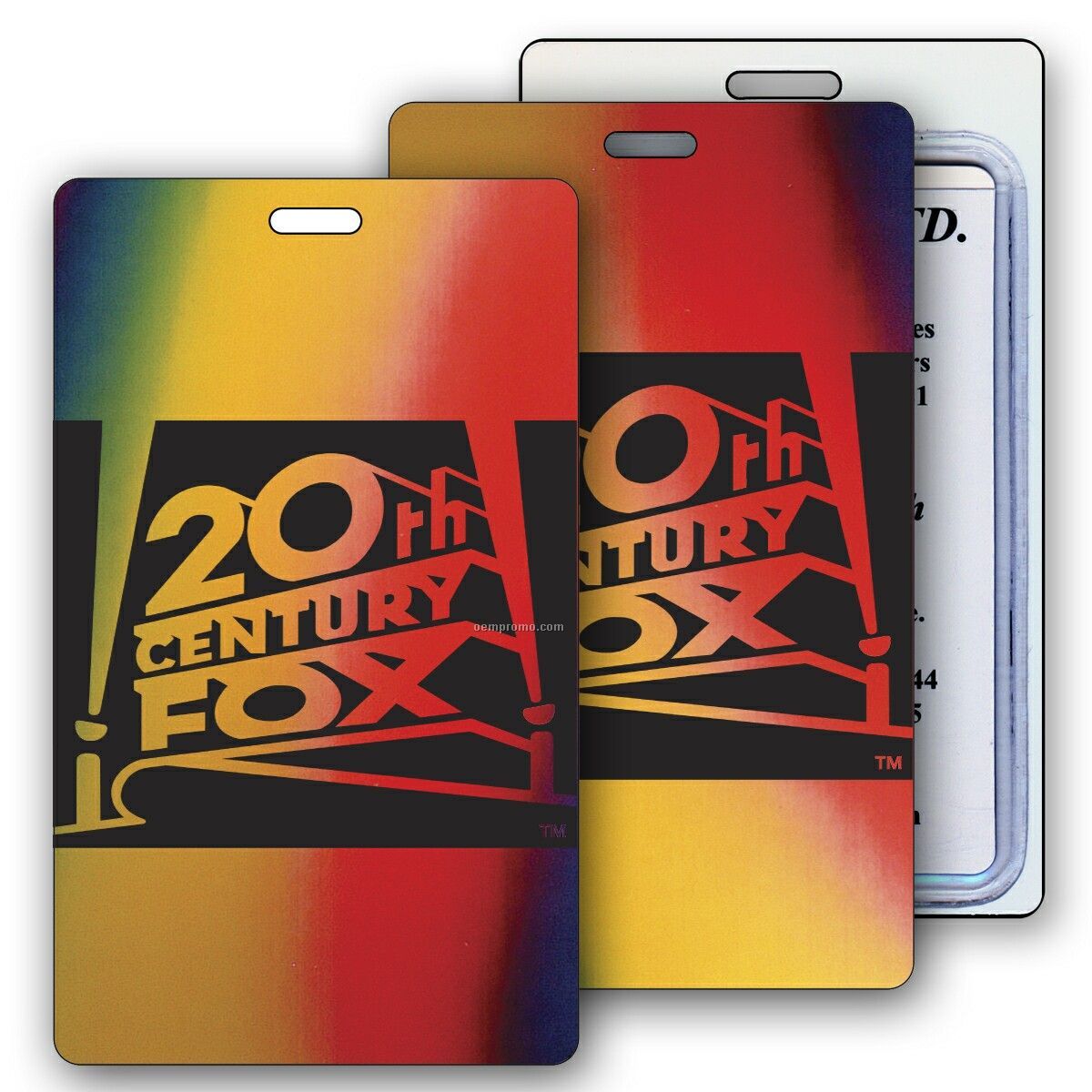 Lenticular Luggage Tags (Stock) Change Colors