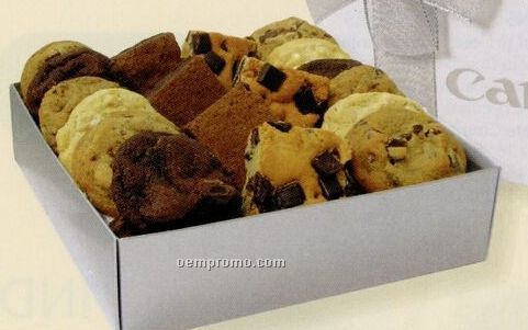 6 Small Gourmet Brownies & 12 Premium Cookies