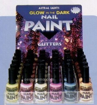 Glow Glitter Nail Paint