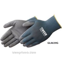 Ultra-thin Gray Polyurethane Palm Coated Work Gloves (S-xl)