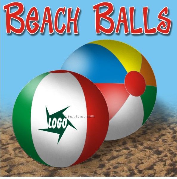 Multi-color Beach Ball (16")