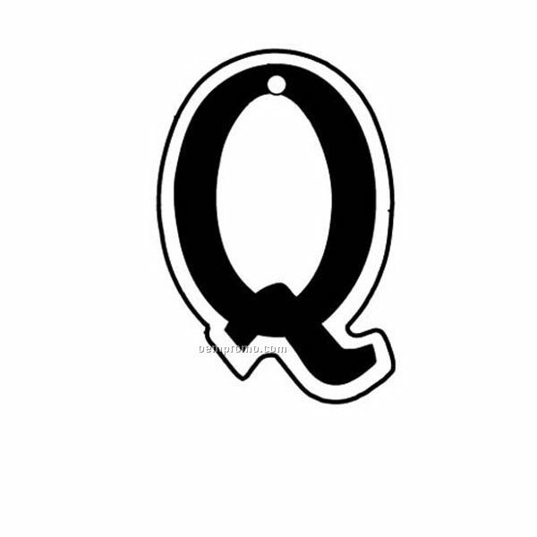 Stock Shape Collection Letter Q Key Tag