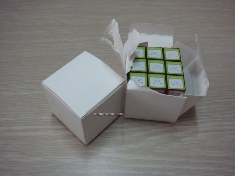 4 Color Proces Cube In 4 Color Process Gift Box, 2 1/8"