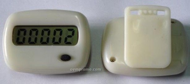 Belt Clip Pedometer With Large Lcd