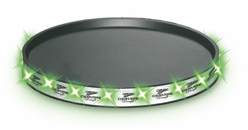 LED Serving Tray With Green Leds