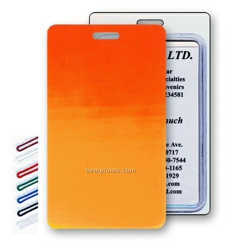 Lenticular Luggage Tags (Stock) Change Color