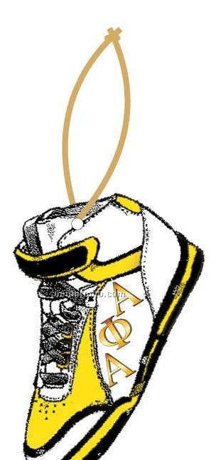 Alpha Phi Alpha Fraternity Shoe Ornament W/ Mirror Back (3 Square Inch)