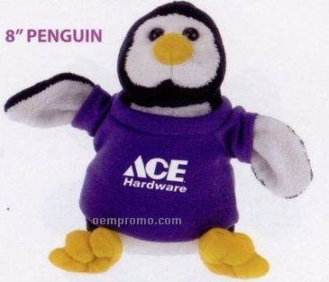 Laying Penguin Beanie Stuffed Animal