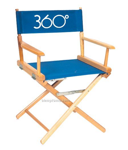 24"X 17" Standard Height Director's Chair (1 Color/Screen Print)