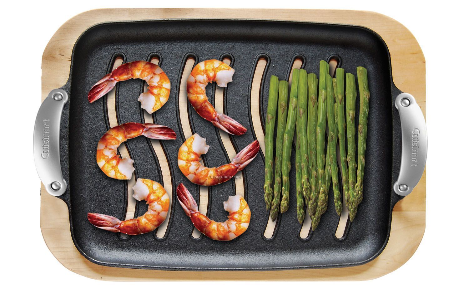 Cuisinart Preseasoned Cast Iron Grilling Platter Set