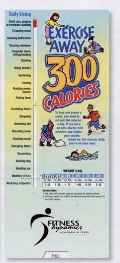 Exercise Away 300 Calories Slideguide (English)