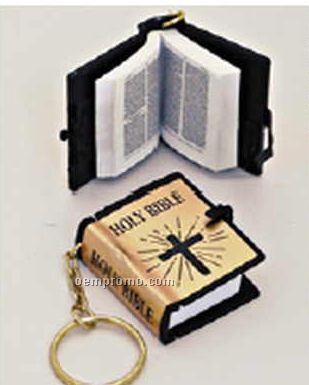 Miniature Bible On Key Chain