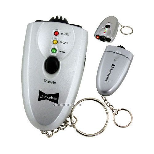 Key Ring Alcohol Breath Tester With Flashlight