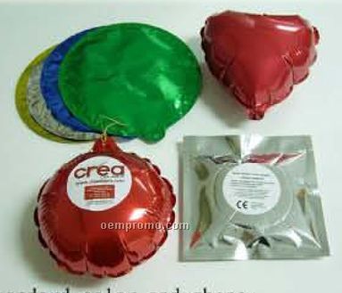 Mylar Self Inflatable Balloons/ Shapes (Standard Color & Shape)