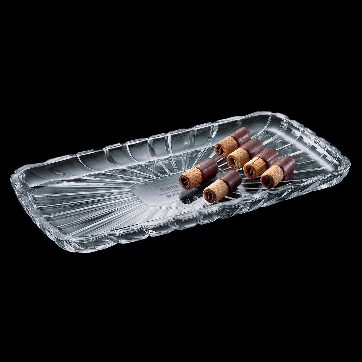 Arizona Crystal Rectangle Platter ( 14-1/2"X8")