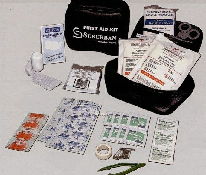 Auto First Aid Kit In A Soft Pack Case
