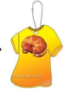 Croissant T-shirt Zipper Pull