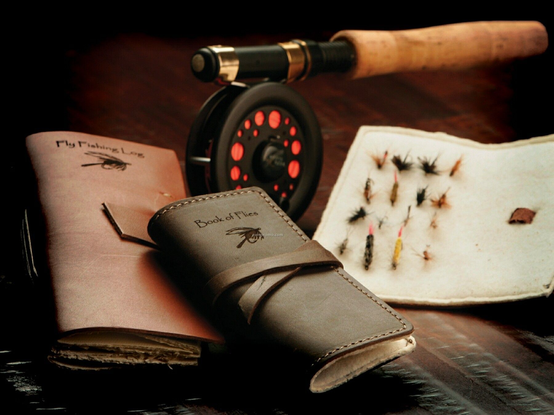 Leather Fly Fishing Log