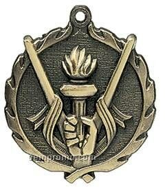 Medal, "Victory" Wreath - 2-1/2" Dia.