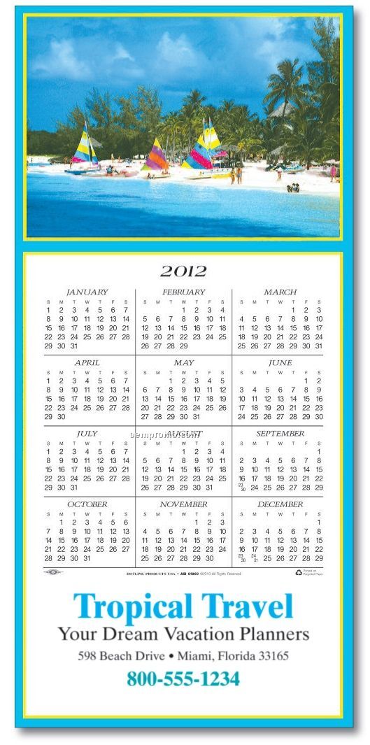 Tropical Getaway Greeting Card Calendar (Ends 6/1/11)