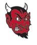 Stock Growling Devil Mascot Devil002