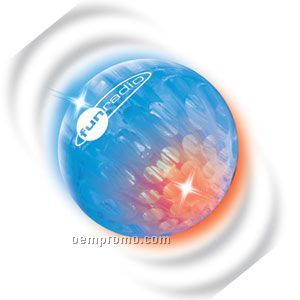 Blue Whiffle Light Up Ball W/ Sound & Red & Blue LED