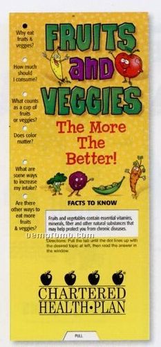 Fruits And Veggies: The More The Better Nutritional Slideguide