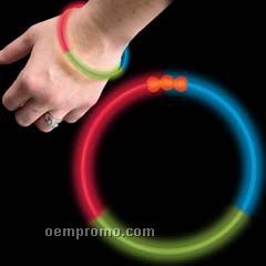 Red, Green, & Blue Color Changing Glow Bracelet