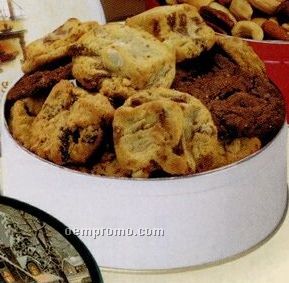 Chocolate Chip Cookies In Medium Tin (7 1/4"X2 5/8")