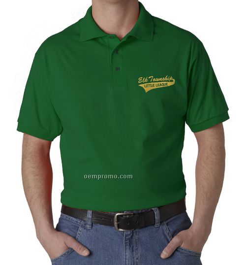 Embroidered Jersey Cotton Polo Sport Shirt