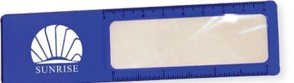 Blue Magnifying Glass Rulers (Printed)