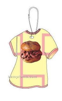 Roast Beef Sandwich T-shirt Zipper Pull