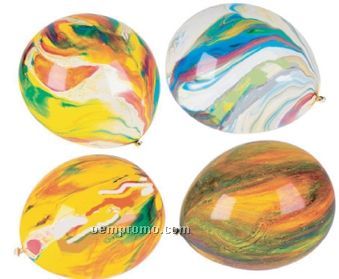 Assorted Marble Balloons