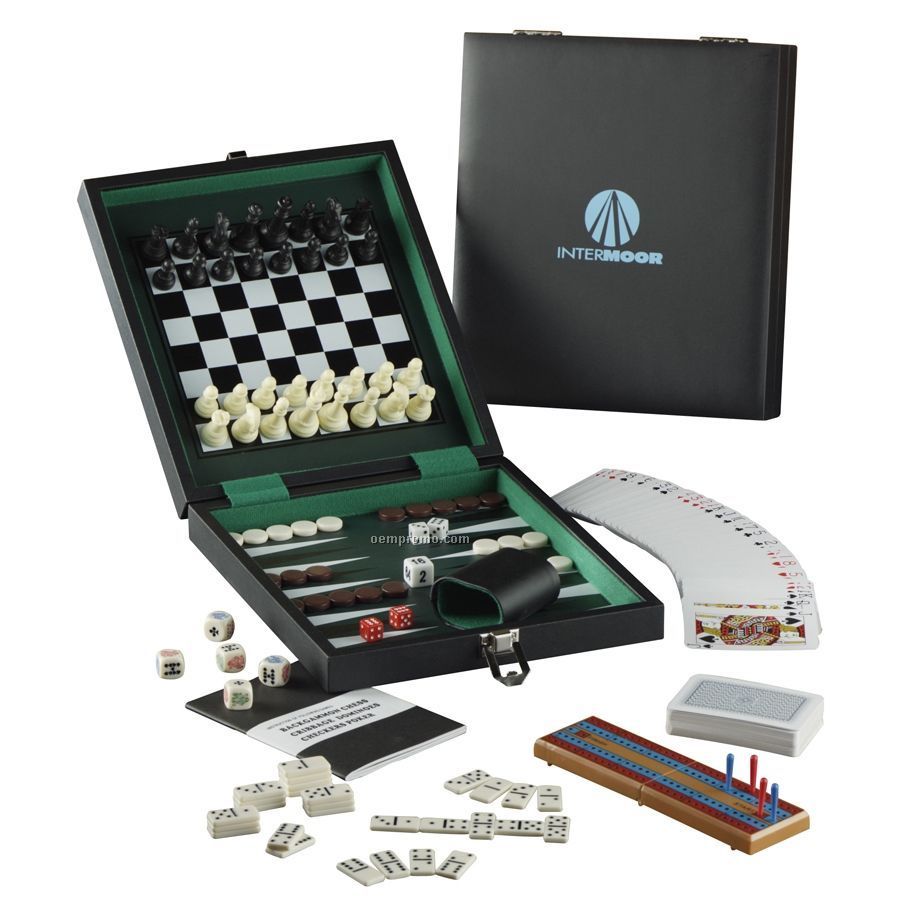 6-in-1 Game Set With Cards