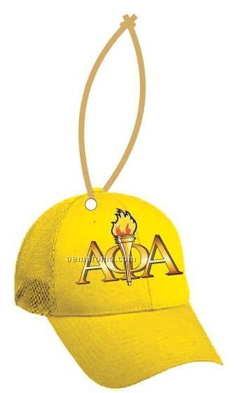 Alpha Phi Alpha Fraternity Hat Ornament W/ Mirror Back (12 Square Inch)