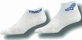 Customized Flat Knit Lightweight Anklet Heel & Toe Sock (10-13 Large)