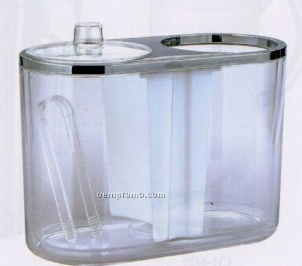 2-in-1 Double Wall Wine Cooler & Ice Bucket With Tong & Lid