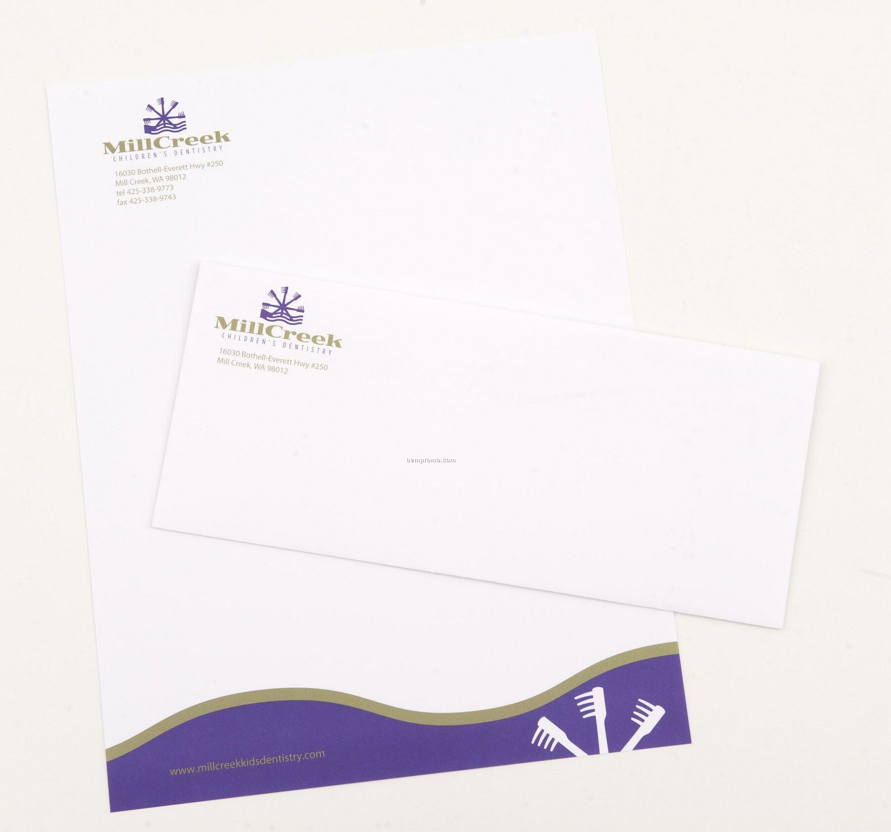 Letterhead And #10 Envelope (Full Color/ Blank)