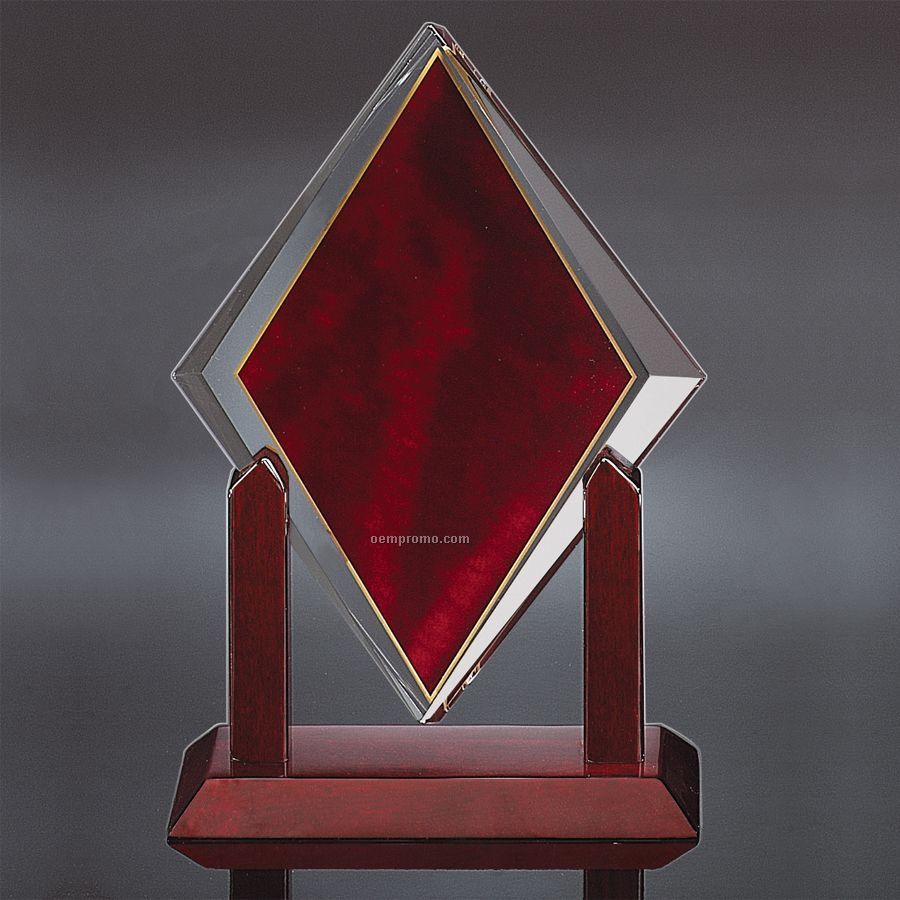 Maroon Elegant Diamond Award