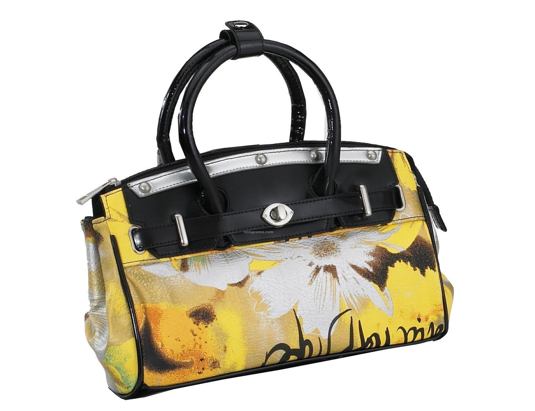 Matching Tote Bag - Yellow Floral Pattern