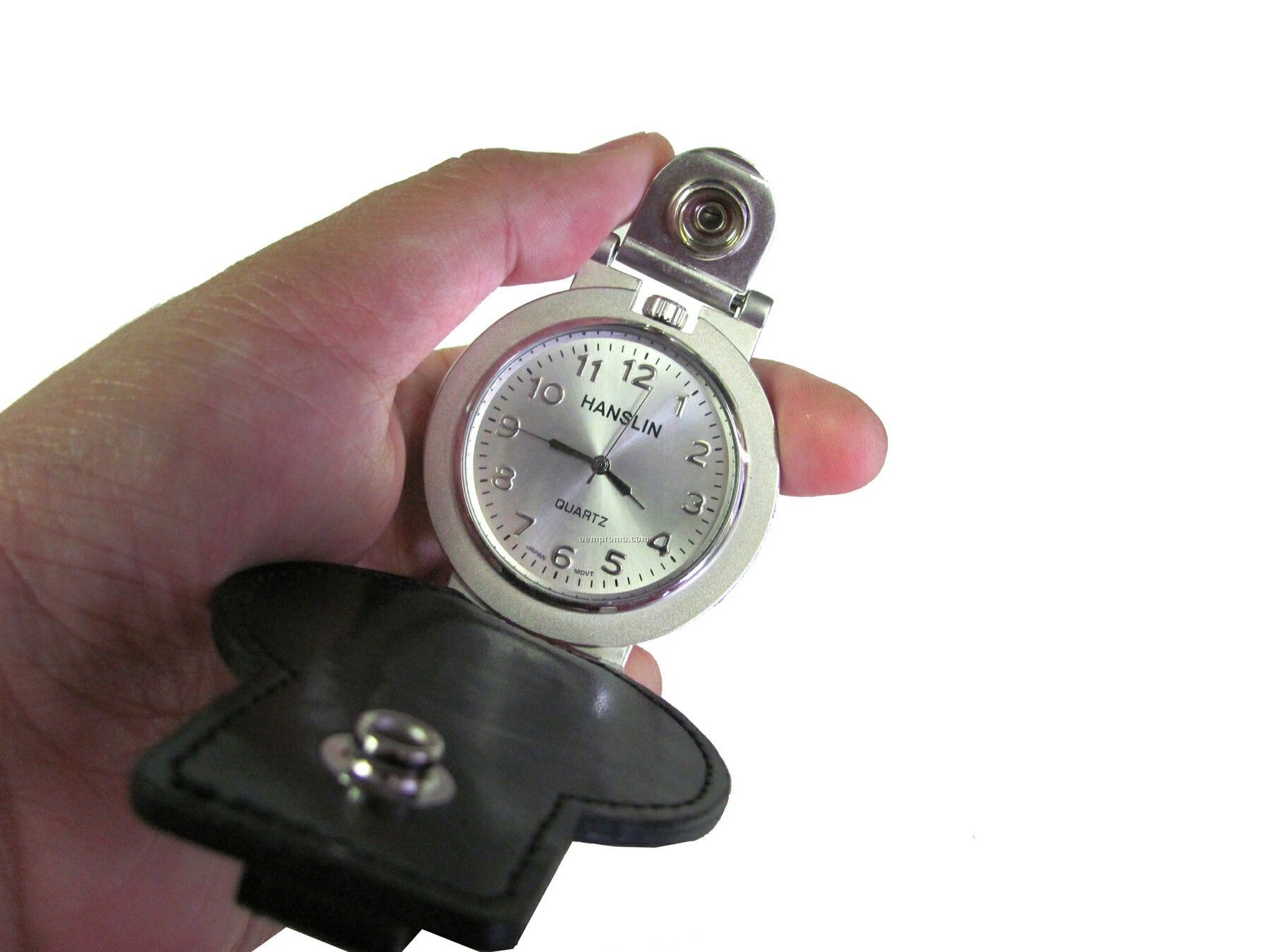 Quartz Movement Belt Watch W/ Leather Holder